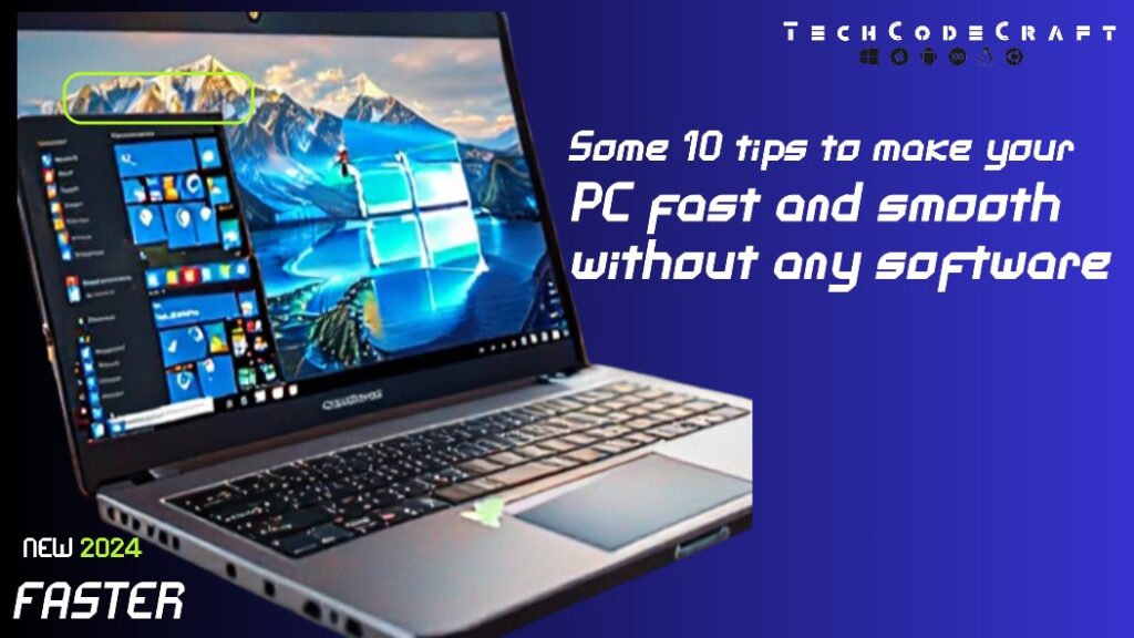 Some 10 tips to make your PC fast and smooth without any software