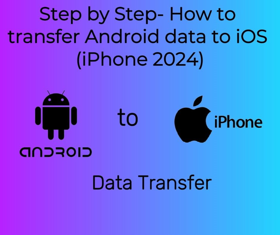 Step by Step- How to transfer Android data to iOS (iPhone 2024)